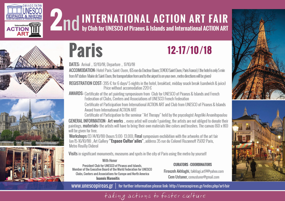 2nd Ιnternational Action Art Fair - Paris