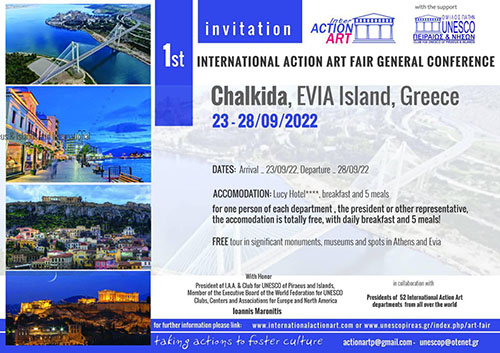 1st International Action Art Fair General Conference Chalkida 2022